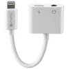 4smarts Adapteris Lightning į Lightning + 3.5mm AUX baltos spalvos 468673