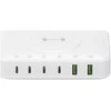 4smarts įkrovimo stotelė 7in1 100W su belaidžio įkrovimo galimybe baltos spalvos 540570