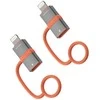 Adapteris USB 4smarts USB-C - Lightning Pilka (541522)