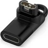 USB-C adapteris „MajesticLine“, skirtas „Garmin“ laikrodžių įkrovimui, juodas