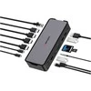 VERBATIM USB-C Pro įkrovimo stotelė, 15 prievadų, CDS-15