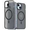 Araree etui Aero Frame iPhone 15 / 14 /13 6.1" przeźroczysty-juoda/clear juodas AR20-01828D
