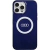 Audi IML Big Logo MagSafe Dėklas Apple iPhone 13 Pro Max 6.7″ mėlynos spalvos hardcase AU-IMLMIP13PM-Q5/D