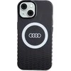 Dėklas Apple iPhone 13 / 14 / 15 Audi IML Big Logo MagSafe (AU-IMLMIP15-Q5/D2-BK) juodos spalvos