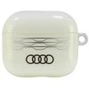 Apple AirPods 3 Audi IML Geometric Pattern Cover (AU-IMLAP3-A6/D3-WE) dėklas ausinėms baltos spalvos
