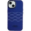 Audi IML MagSafe Dėklas Apple iPhone 15 / 14 / 13 6.1″ mėlynos spalvos hardcase AU-IMLMIP15-A6/D3-BE