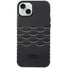 Audi IML MagSafe Dėklas Apple iPhone 15 Plus / 14 Plus 6.7″ juodos spalvos hardcase AU-IMLMIP15M-A6/D3-BK