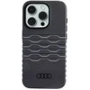 Audi IML MagSafe Dėklas Apple iPhone 15 Pro 6.1″ juodos spalvos hardcase AU-IMLMIP15P-A6/D3-BK