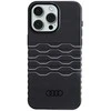 Audi IML MagSafe Dėklas Apple iPhone 15 Pro Max 6.7″ juodos spalvos hardcase AU-IMLMIP15PM-A6/D3-BK