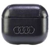 Apple AirPods 3 Audi Leather Big Logo Cover (AU-AP3-GT/D3-BK) dėklas ausinėms juodos spalvos
