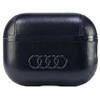 Apple AirPods Pro 2 Audi Leather Big Logo Cover (AU-APP2-GT/D3-BK) dėklas ausinėms juodos spalvos