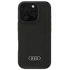 Apple iPhone 16 Pro Audi Silicone (AU-LSRIP16P-Q3/D1-BK) dėklas telefonui juodos spalvos
