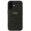 Apple iPhone 16 Audi Synthetic Leather (AU-TPUPCIP16-GT/D2-BK) dėklas telefonui juodos spalvos