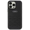 Apple iPhone 16 Pro Max Audi Synthetic Leather (AU-TPUPCIP16PM-GT/D2-BK) dėklas telefonui juodos spalvos