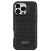 Apple iPhone 16 Pro Max Audi Synthetic Leather (AU-TPUPCMIP16PM-GT/D3-BK) dėklas telefonui juodos spalvos