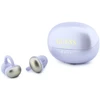 OWS ausinės Guess Metalic Finish Electropated Parts Classic Logo violetinės spalvos