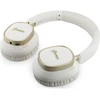 Guess Rectangle Metal Script Logo ENC belaidės ausinės baltos spalvos