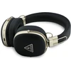 Ausinės su lankeliu ant galvos Guess Bluetooth ENC Metal Grained Triangle Logo juoda