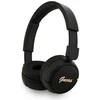 Guess Script Metal Logo belaidės ausinės juodos spalvos