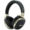Ausinės su lankeliu ant galvos Guess Bluetooth ENC Metal 4G Script Logo juoda