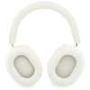 Ausinės su lankeliu ant galvos Guess Metallic Effect Metal Script Logo Bluetooth ENC smėlio spalva