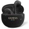 Ausinės TWS Guess Glossy Effect Egg Shape Printed Classic Logo juodos spalvos