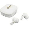 Ausinės Belaidės earphone GUESS TWS Script Metal Logo GUE005415 baltas
