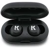 Belaidės ausinės ENC Karl Lagerfeld Saffiano Logo KF003013 juodas