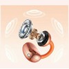TWS USAMS R03 Echo Clip-on Bluetooth 6.0 belaidės oranžinės ausinės