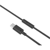 Verbatim TruSound ausinės su mikrofonu, przewodowa, juoda, kištukas ir play typ USB-C