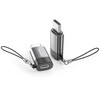 AWEI Adapteris A12 Lightning/USB-C pilkas
