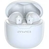 AWEI ausinės Bluetooth 5.3 T68 ENC TWS baltos spalvos