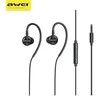 AWEI L3 stereo ausinės 3.5mm jack juodos spalvos