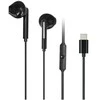 AWEI PC-7T USB-C 1.2m stereo ausinės juodos spalvos