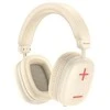 AWEI ausinės Bluetooth AT6 off-baltos spalvos