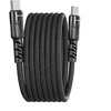 AWEI kabelis CL-166T USB-C į USB-C magnetinis juodos spalvos