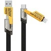 AWEI kabelis CL-226 4w1 usb-c/lightning/USB-A juodos spalvos 65W/27W