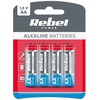 Baterie alkaliczne REBEL LR6 4 vnt. BAT0061B