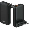 Beline laidinis įkroviklis 1x USB-C + 1x USB 65W juodos spalvos (only head) PD 3.0 + QC 3.0 BLN2CW65