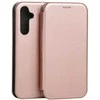 Beline dėklas Book Magnetic Samsung M35 rožinio aukso spalvos