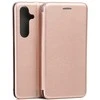 Beline Dėklas Book Magnetic Samsung S25 rožinio aukso spalvos