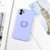 Beline Silikoninis Ring Apple iPhone 12 Pro Max dėklas telefonui mėlynos spalvos