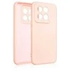 Beline Silikoninis Xiaomi 14 dėklas telefonui rožinio aukso spalvos
