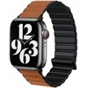 Beline apyrankė Apple Watch Magnetic Pro 42/44/45/49mm juodos ir rudos spalvos box