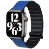 Beline apyrankė Apple Watch Magnetic Pro 42/44/45/49mm juodos ir mėlynos spalvos box