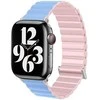 Beline apyrankė Apple Watch Magnetic Pro 42/44/45/49mm rožinės ir žydros spalvos box