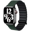 Beline apyrankė Apple Watch Magnetic Pro 42/44/45/49mm juodos ir žalios spalvos box