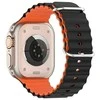 Beline Apple Watch Silicone Waves apyrankė 38/40/41mm juodos spalvos-oranžinės spalvos Box