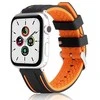 Beline Apple Watch Solid Silicone apyrankė42/44/45/49mm oranžinės spalvos/juodos spalvos