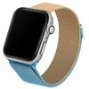 Beline apyrankė Apple Watch Steel 42/44/45/49mm mėlynos ir aukso spalvos